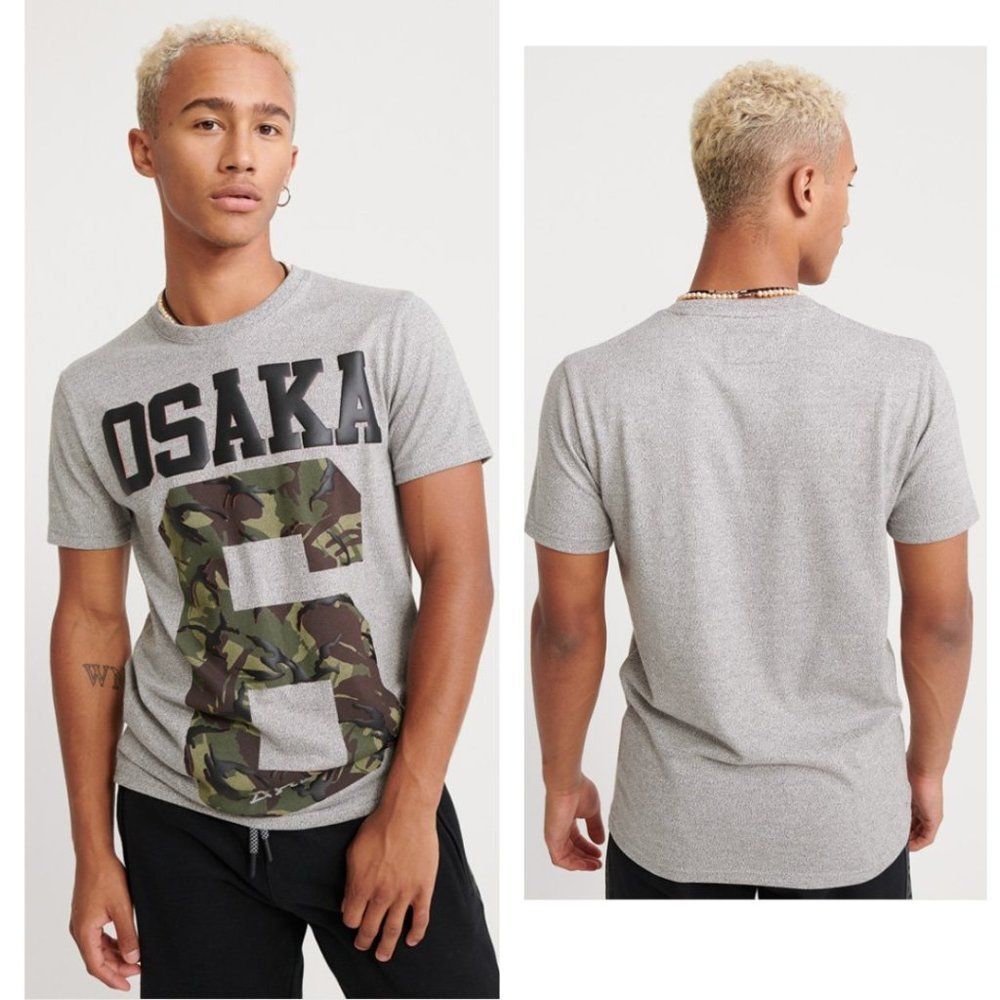 Super Dry Osaka Series #6 Grey T-Shirt